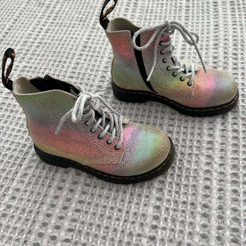 Kids size 9 Rainbow Dr Martens
